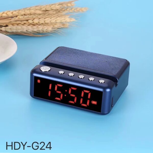 Leadstar Portable Bluetooth Alarm Clock with MP3 and FM - Image 2