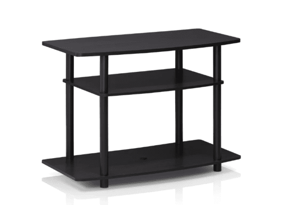Dark Walnut Glass TV Stand