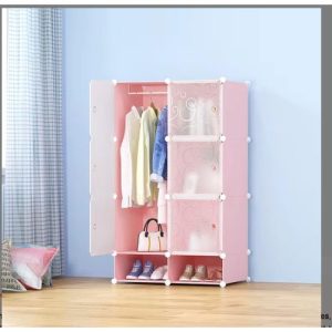 6 cubes Plastic Foldable Wardrobe