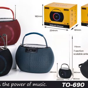 TO-690 HIFI Bluetooth Speaker with FM
