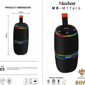Maxbest MB-M17 PRO Bluetooth Speaker