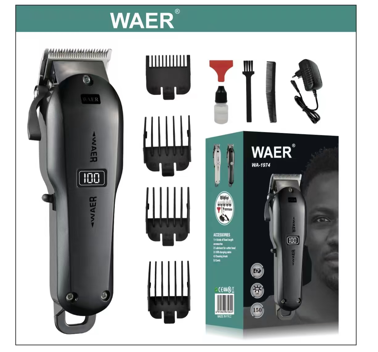 WA-1974 WAER Professional Clipper Hair