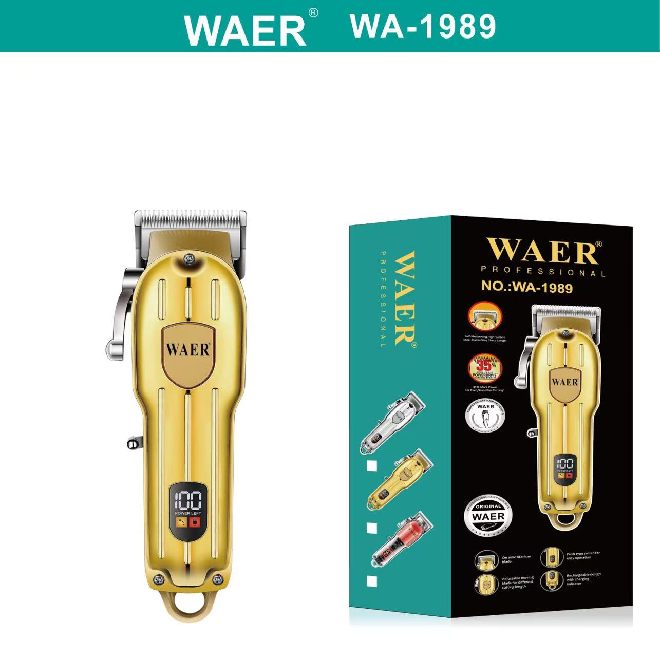 WA-1989 WAER Professional Clipper Hair
