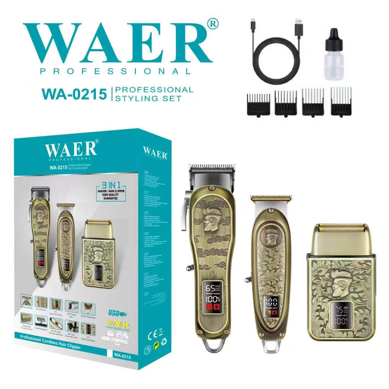 WA-0215 WAER Professional Clipper Hair