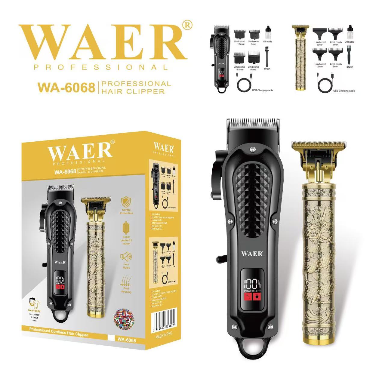 WA-6068 WAER Professional Clipper Hair